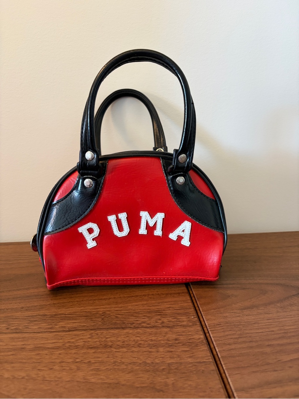Puma Red and Black Mini Bag